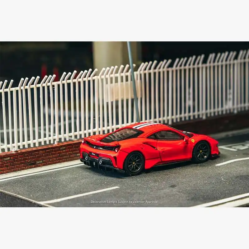 PreSale TW 1:64 FERRARI 488 Pista 812 مجلة فائقة السرعة محدودة في الكتب مجموعة نماذج السيارة Diecast ألعاب Tarmac Works #3
