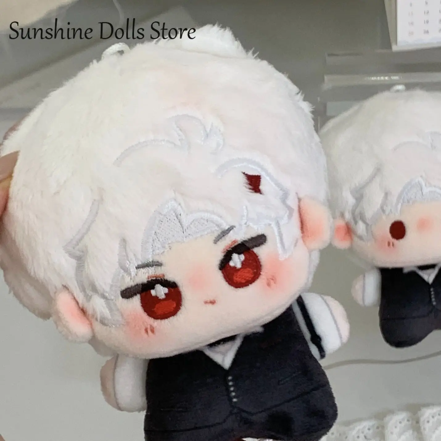 

Anime Caleb Sylus Xavier Zayne Rafayel Love and Deepspace 10CM Mini Plush Doll Plushie Pendant Figure Keychain Bag Dango Gift