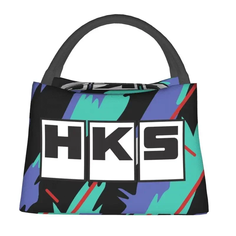 HKS Retro Pattern Thermal Insulated Lunch Bags Women Portable Lunch Container for Work Travel Multifunction Meal Food Box