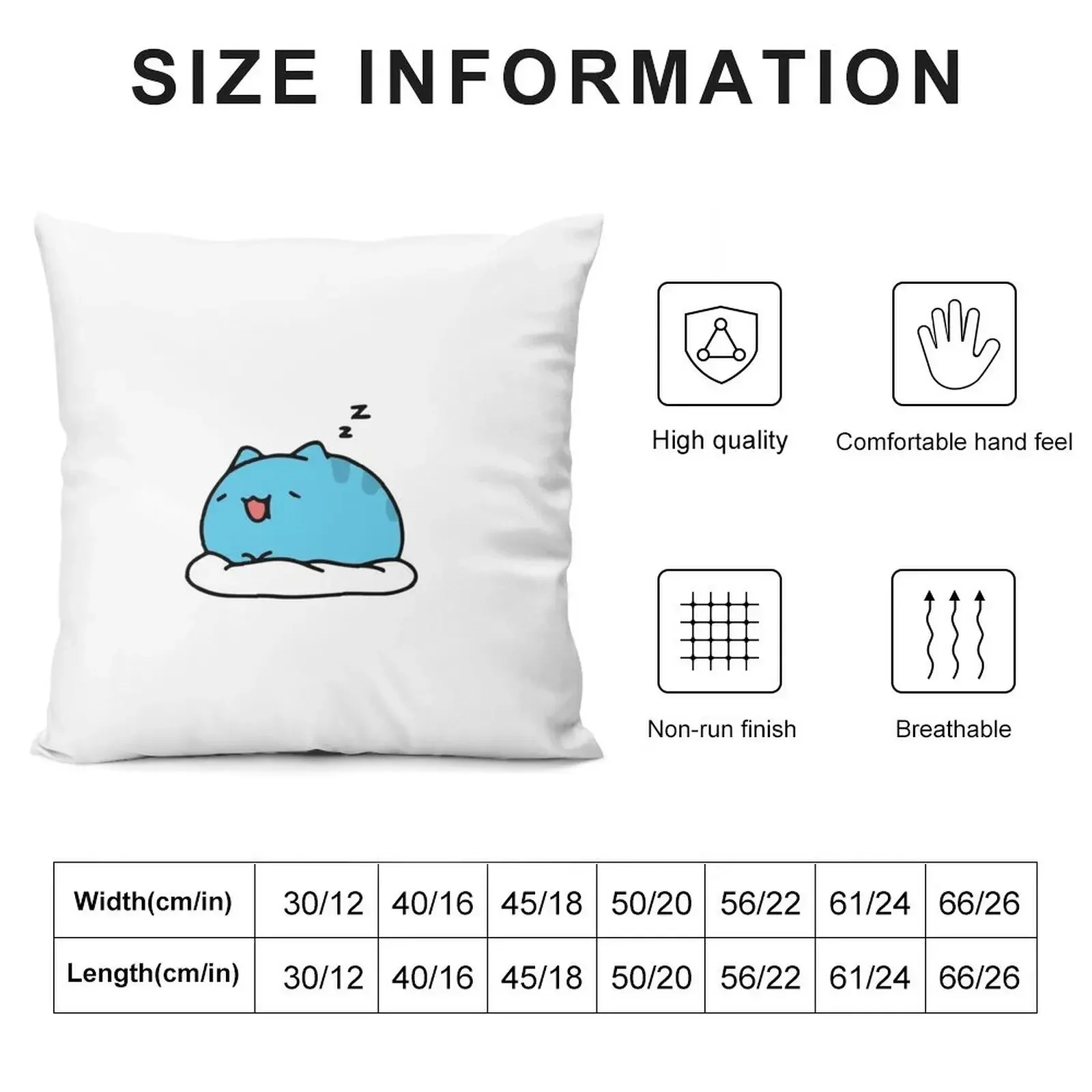 bugcat capoo so cute Throw Pillow Luxury Pillow Cover Cushion Cover For Sofa pillow