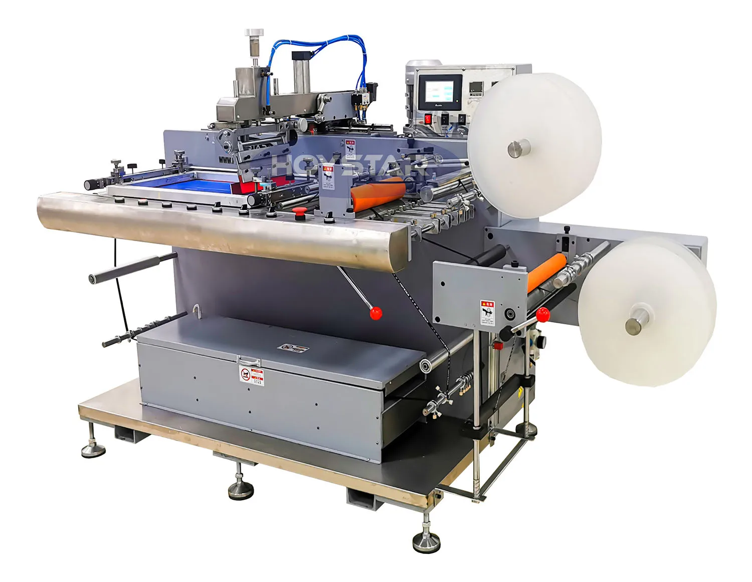 

Fully Automatic One Color Silk Screen Label Printing Machine For Satin Ribbon Labels GW-BD150