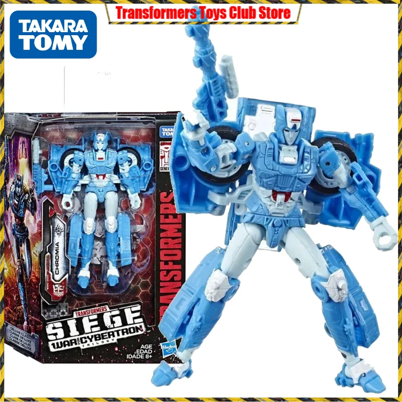 In Stock Takara Tomy Transformers War for Cybertron Trilogy Siege S20 Chromia Deluxe Class Action Figure Toy Gift