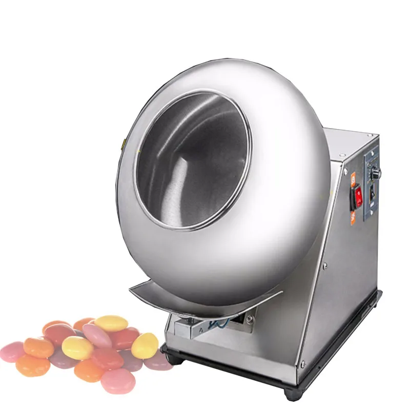 Multifunction Chocolate Almonds Nuts Coating Pan Machine Peanut Sugar Candy Coater Polishing Machine