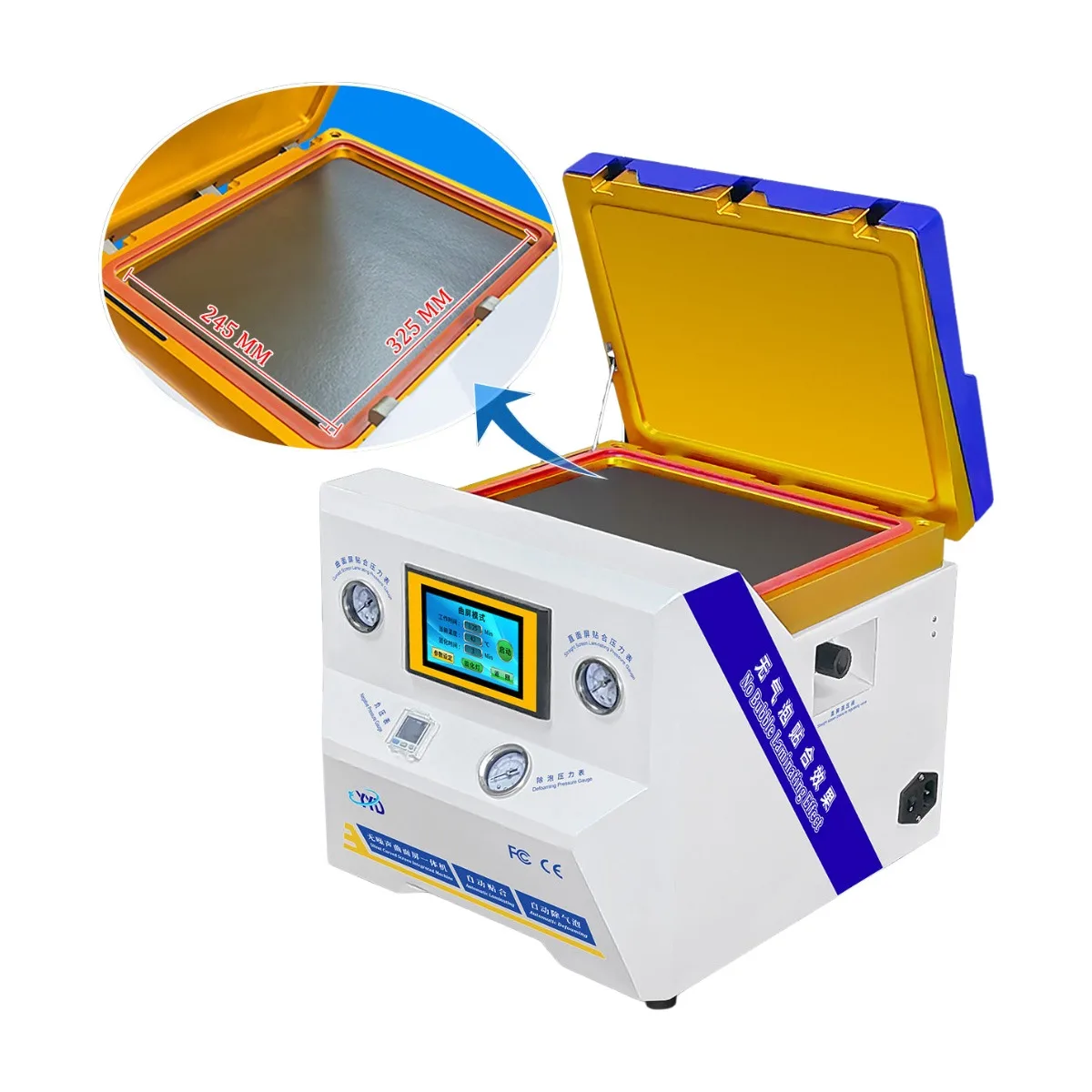 9Max Screen Laminating Defoaming All-In-One Machine Integrated UV Curing Light Box Anti-Bubble Reversion for Screen