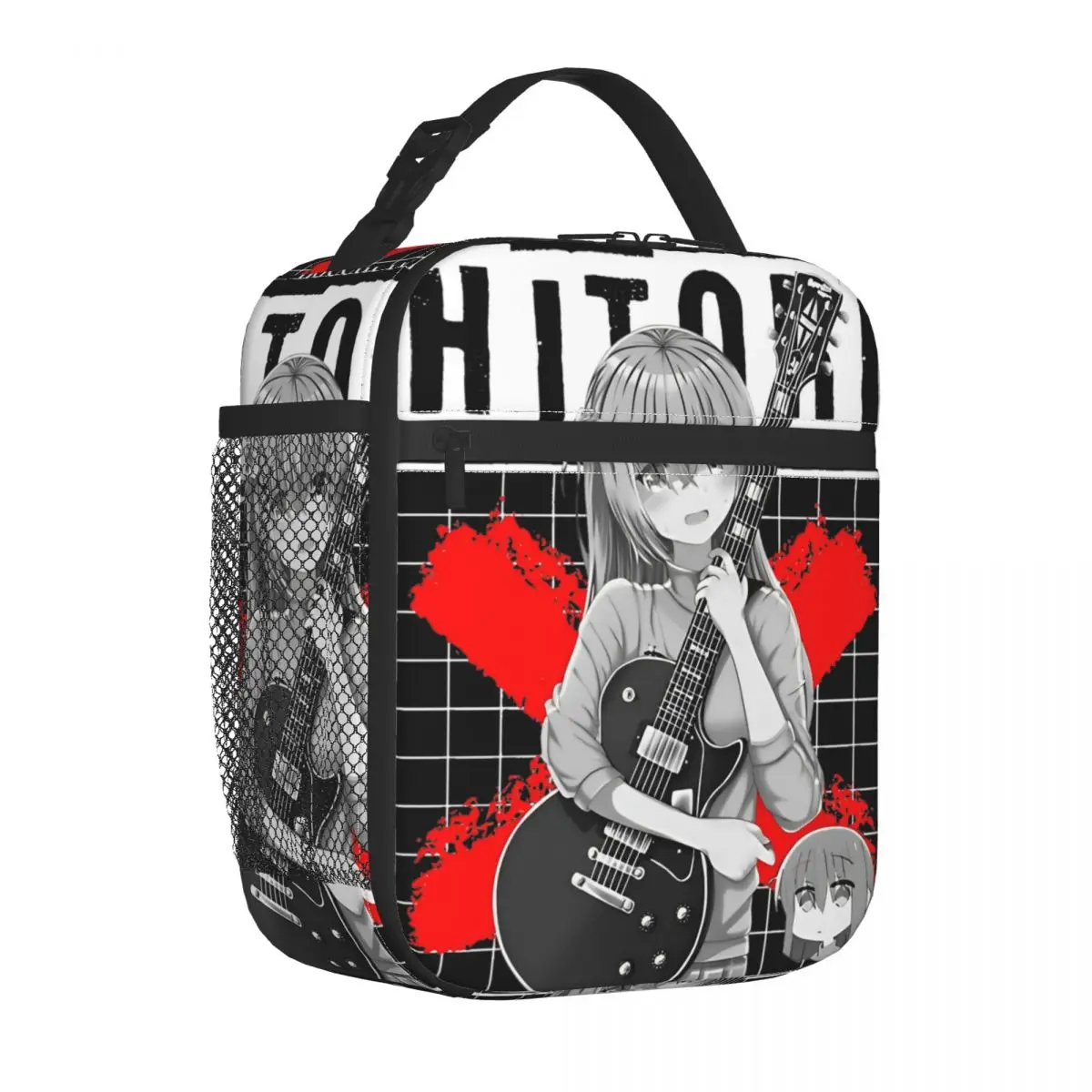 Hitori Gotou Bocchi The Rock Insulated Lunch Bag High Capacity Meal Container Thermal Bag Tote Lunch Box Office Outdoor