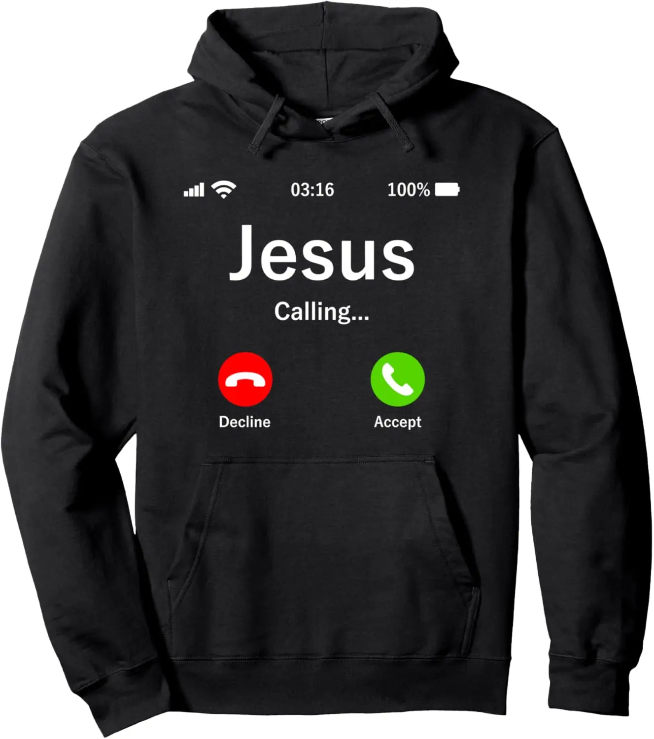 Jesus Is Calling-felpa con cappuccio Pullover cristiana stampa Design originale regali felpa con cappuccio divertente donna felpa con cappuccio da uomo