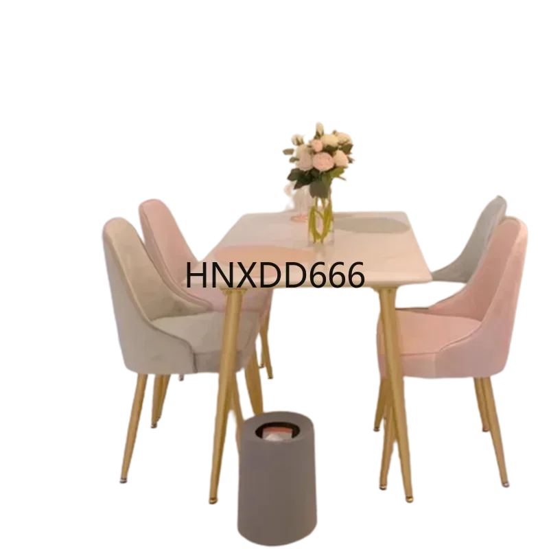 

Unique Kitchen Dining Table Kawaii Rectangular Big White Restaurant Tables Modern 4 Chairs Nordic Mesas De Jantar Home Furniture