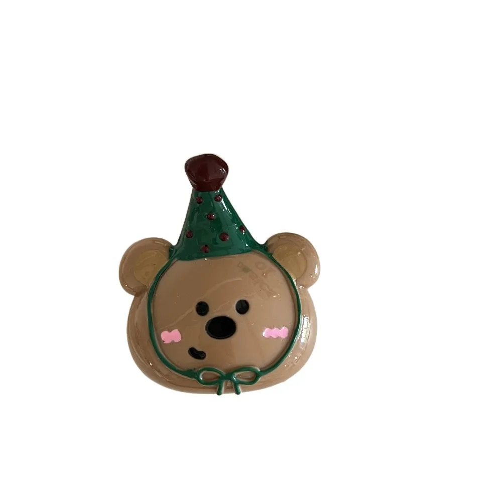 

Fashion Hairpin Bear Hair Clip Acrylic Geometry Cartoon Hair Claw Shark Clip Hair Accessories Plastic Grab Clip Vacation