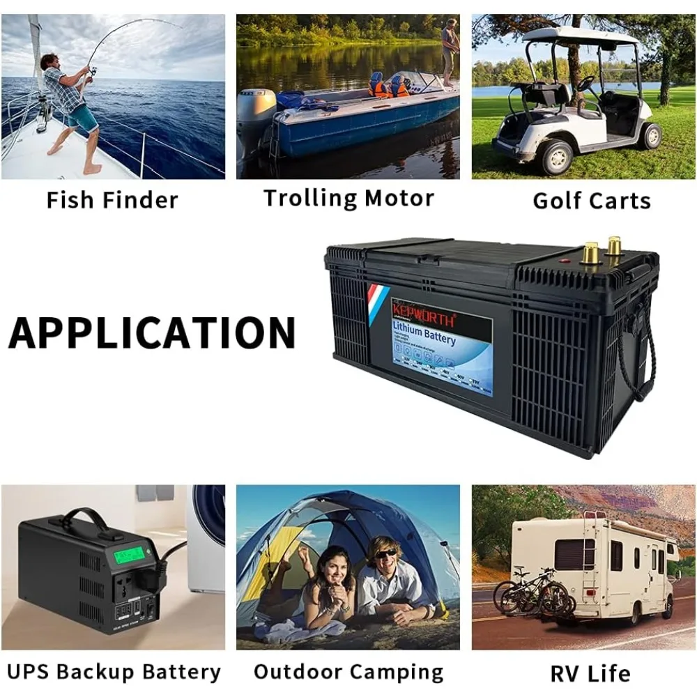 12V 200Ah 리튬 LiFePO4 배터리 딥 사이클 리튬 인산철 충전식 배터리