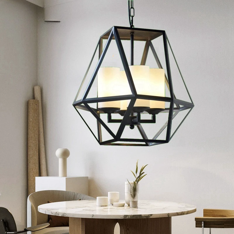 

Подвесные светильники из железного стекла в американском индустриальном стиле, ретро лофт, ресторан, бар, кафе, Woonkamer, кухня, креативные аксессуары для дома