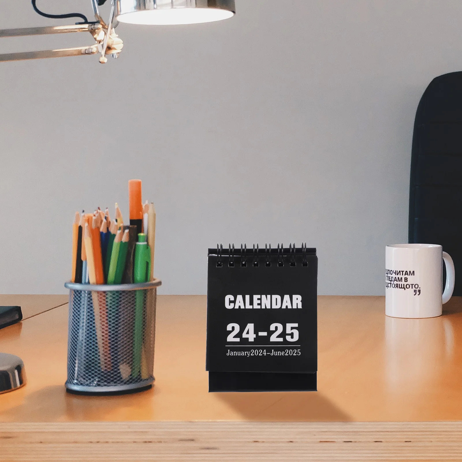 

Mini Desk Calendar Small 2024 Scheduler Tabletop Housewife Flip Vertical