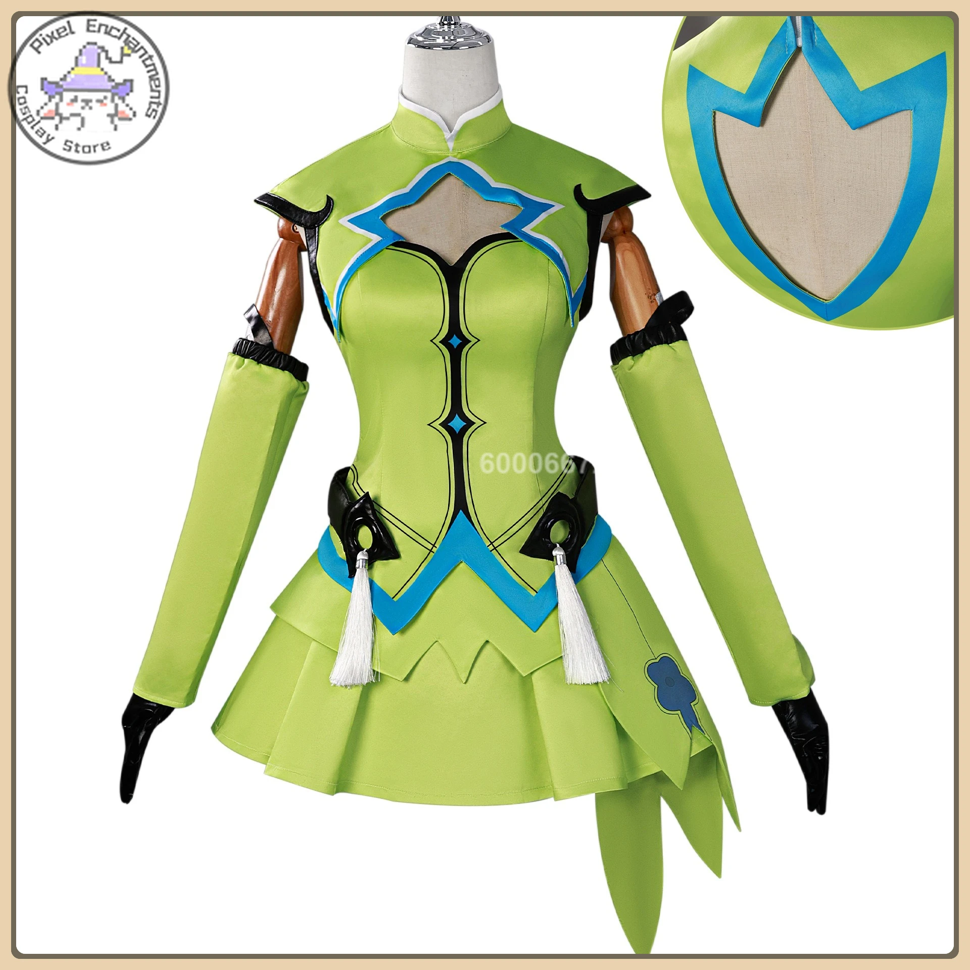 

Hot Game King of Glory Sun Shangxiang Cosplay Costume Original Skin Anime Outfit + Wig Clothes for Comic Con Party (Female)