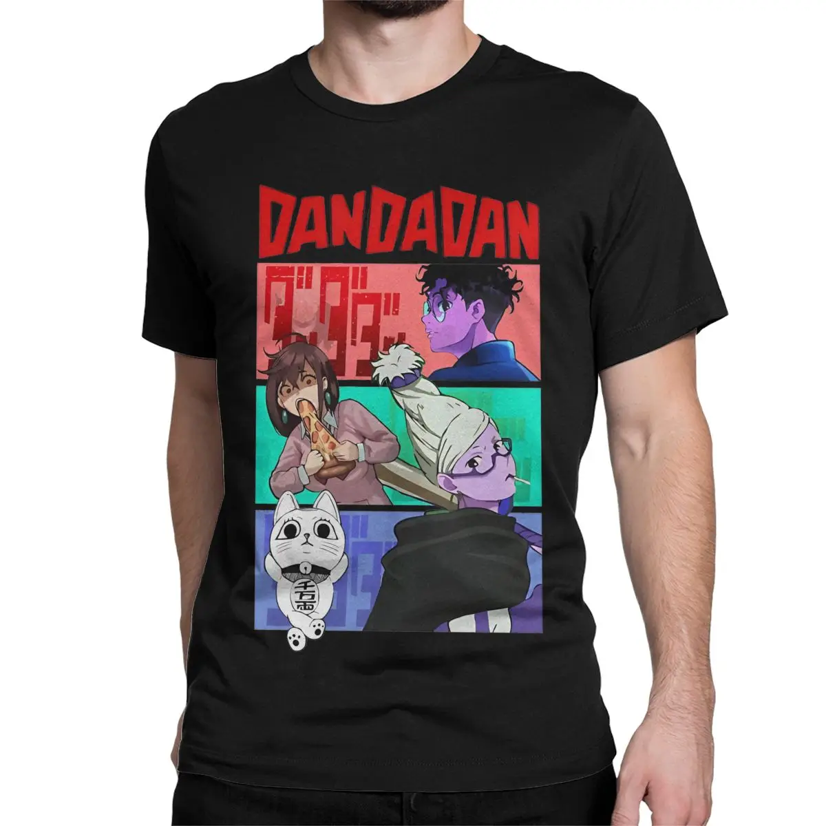 Dandadan Momo Seiko Ayase T-Shirt Men Women Anime Novelty Pure Cotton Tee Shirt O Neck Short Sleeve T Shirts Plus Size Tops