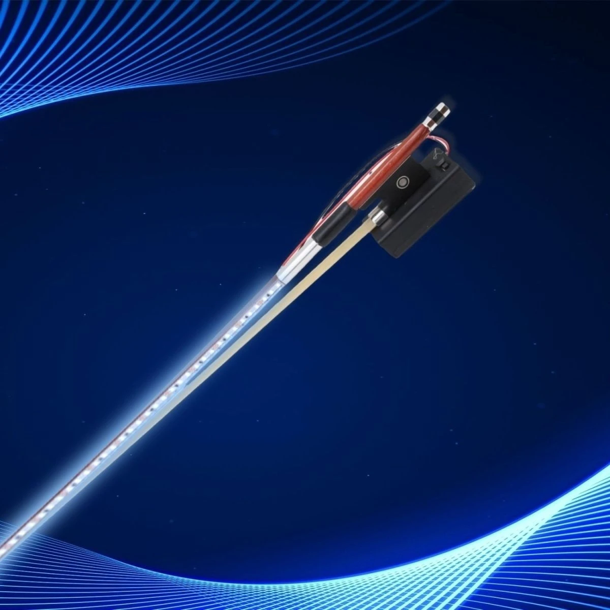 Glowing Violin Cello Bow Rod Luminous Fluorescent Bow Stick Replacement Parts for Violin Cello Accessory