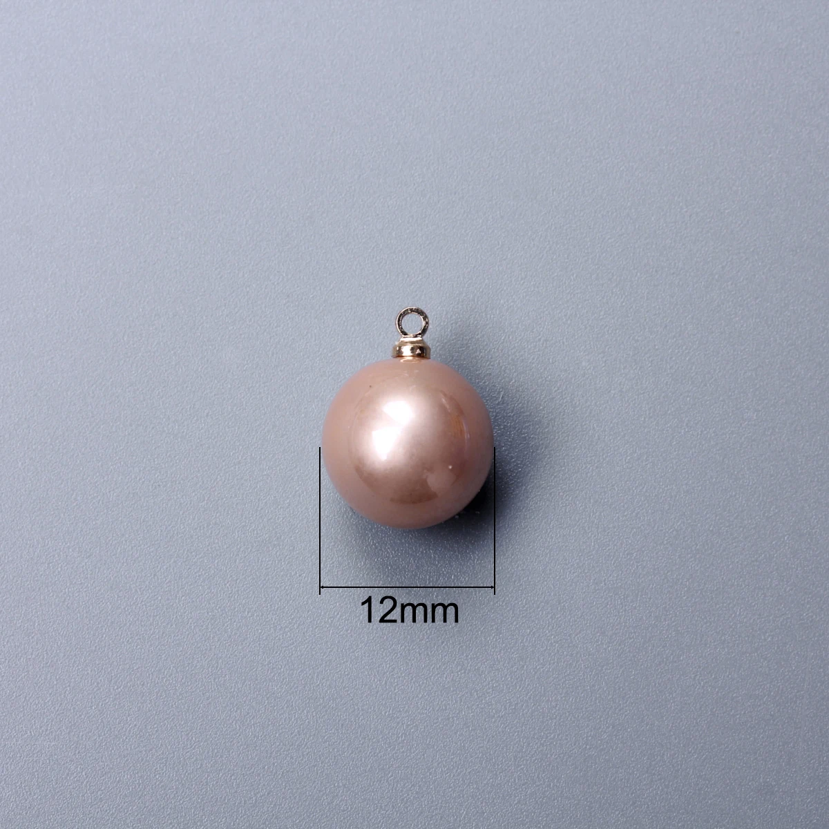 10Pcs 12mm Round Imitation Pearl Pendants Loose Beads DIY Jewelry Making Accessories Bracelets Necklace Earrings Wholesale