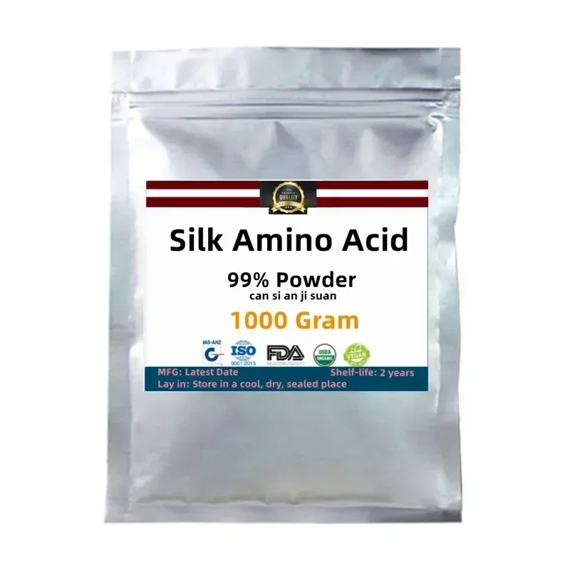 50-1000g High Quality Silk Amino Acid ,Free Shipping