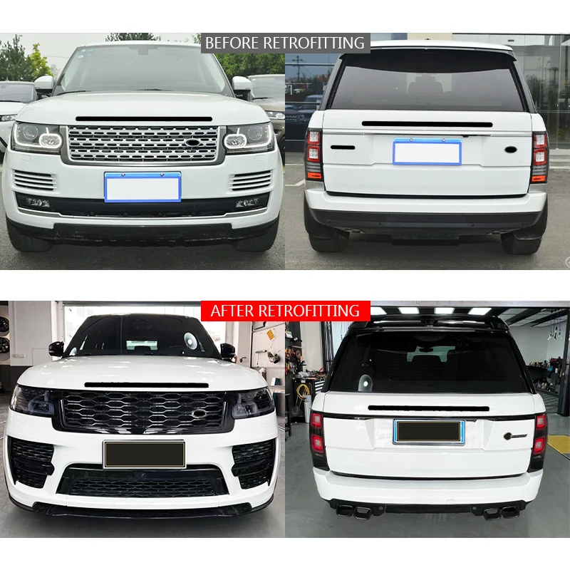 Restomod Body Kits2013-2017 2018-2022 SVO Front/Rear Bumpers Fog Light Headlights Taillights Body Kit For Autobiography
