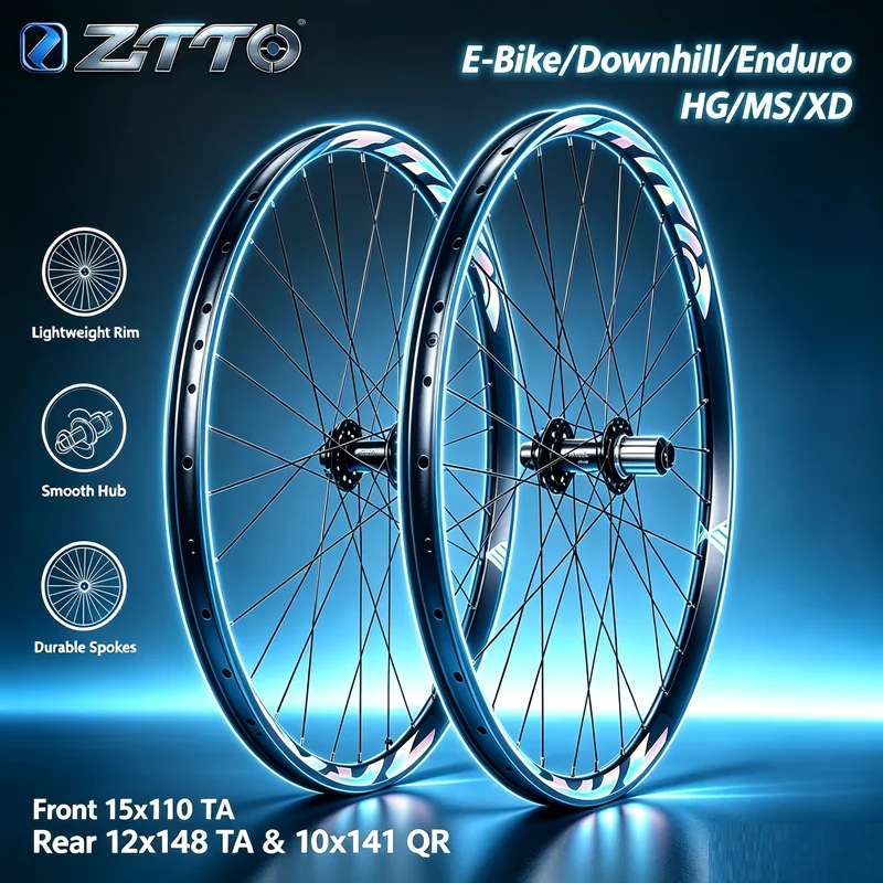 Mountain Biking Games - ZTTO Custom MTB Wheelset 35mm Wide