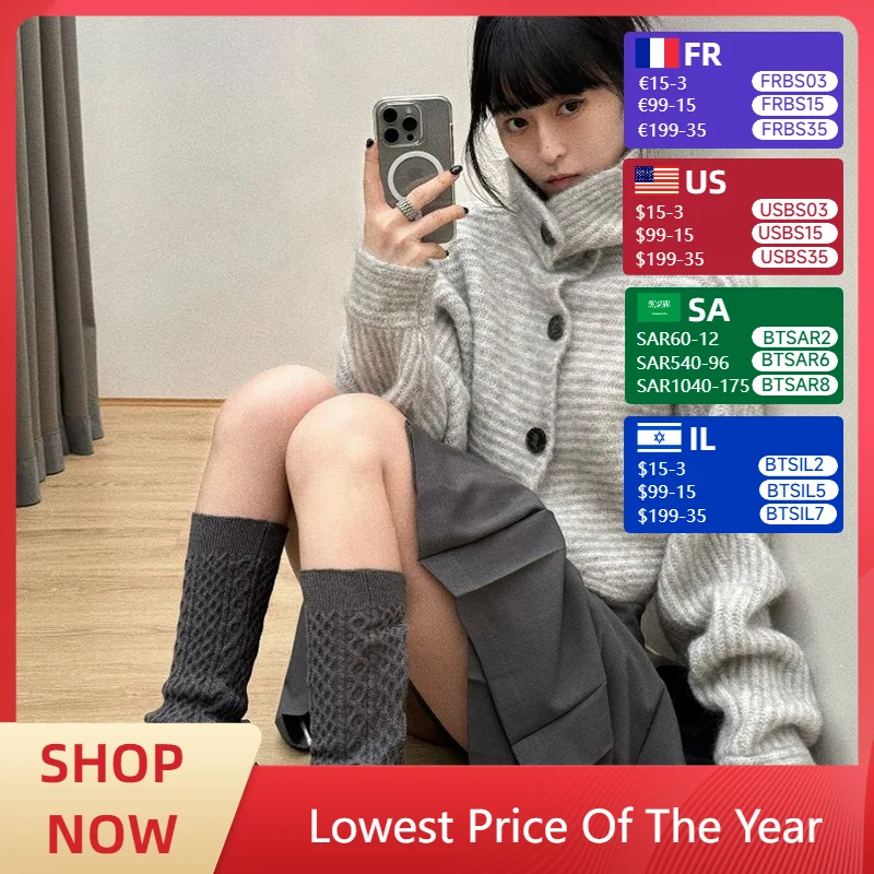 

Американский вязаный свободный серый свитер с напуском и длинными рукавами, повседневный укороченный топ High Street, Harajuku Y2K, водолазка, куртка, шикарные джемперы