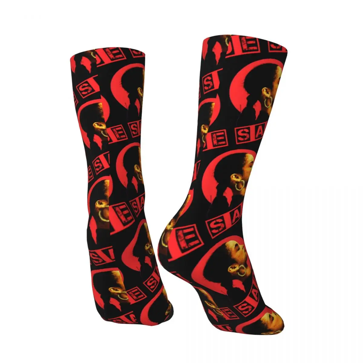 Happy Funny Men's compression Socks Fancy Retro Harajuku S-Sade Hip Hop Novelty Seamless Crew Crazy Sock Gift Printed