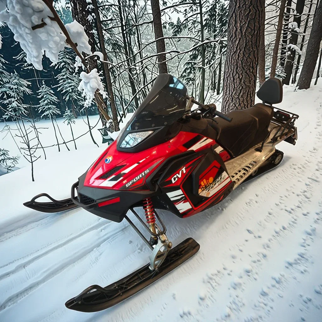 Factory 700cc Snowmobile Sled Car High Performance Off-Road Snowmobile With Sleek Design