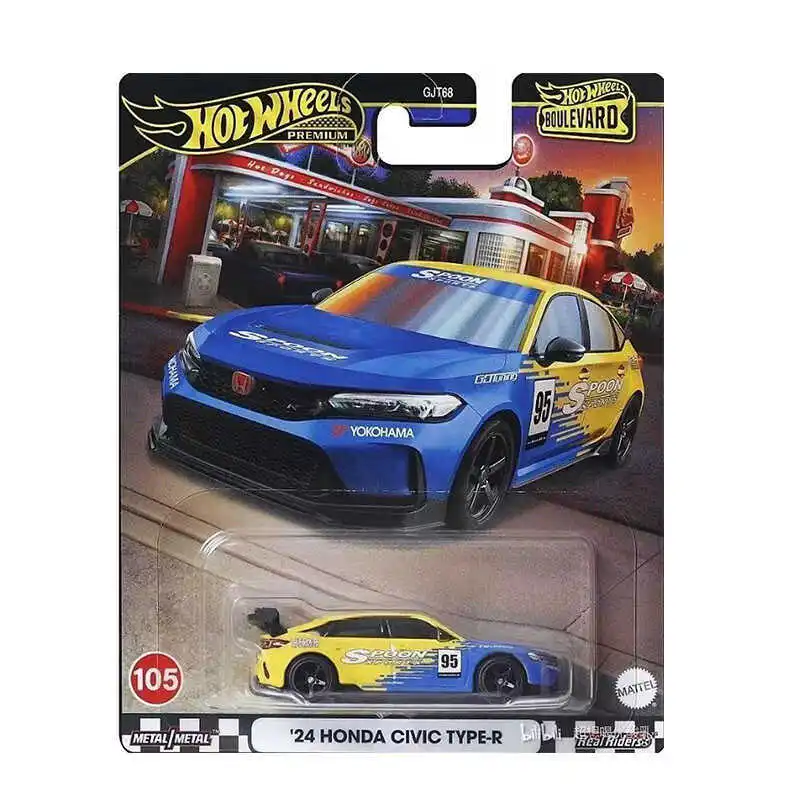 

Фонарь HOT WHEELS 1:64 24 Honda Civic R коллекция литых под давлением моделей автомобилей, декоративный подарок