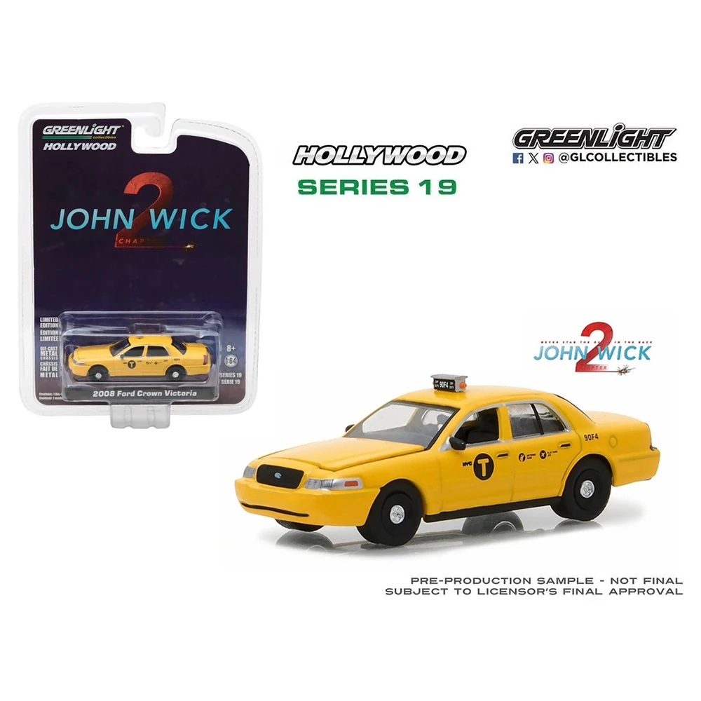 

1:64 John Wick 2008 Ford Crown Victoria High Simulation Alloy Car Model Collectible Toy Gift Souvenir Display Ornament