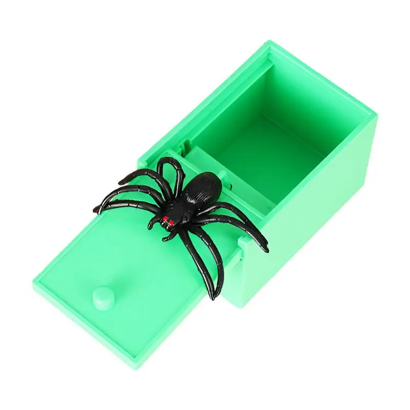 

Spider Prank Box Fun Prank Box Scary Toys Practical Jokes Novelty Prank Kit For Simple Amusements Boys Parties Adults Halloween