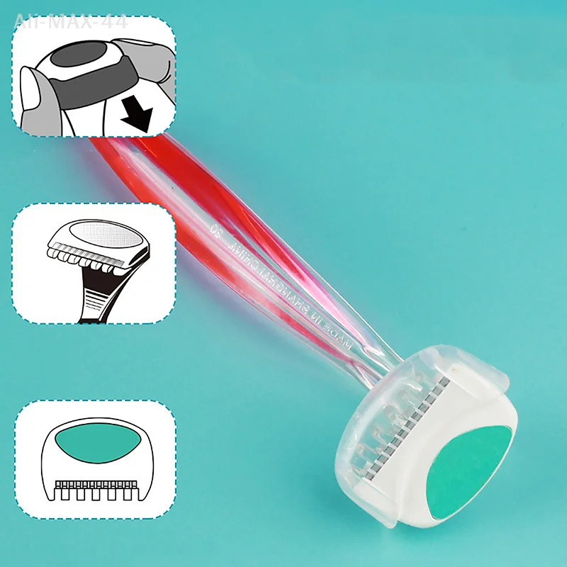 Rasoio di sicurezza da donna per parti intime delle gambe del braccio del viso - Lame da barba per barbiere Strumento per la depilazione del coltello di bellezza