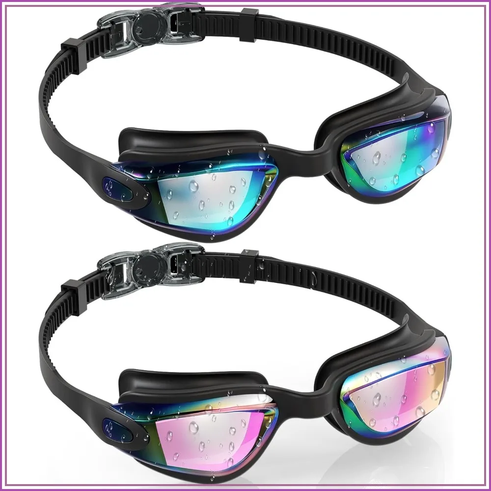 Kids Swim Goggles Anti-Fog UV Protection Comfort Fit Ages 3-14