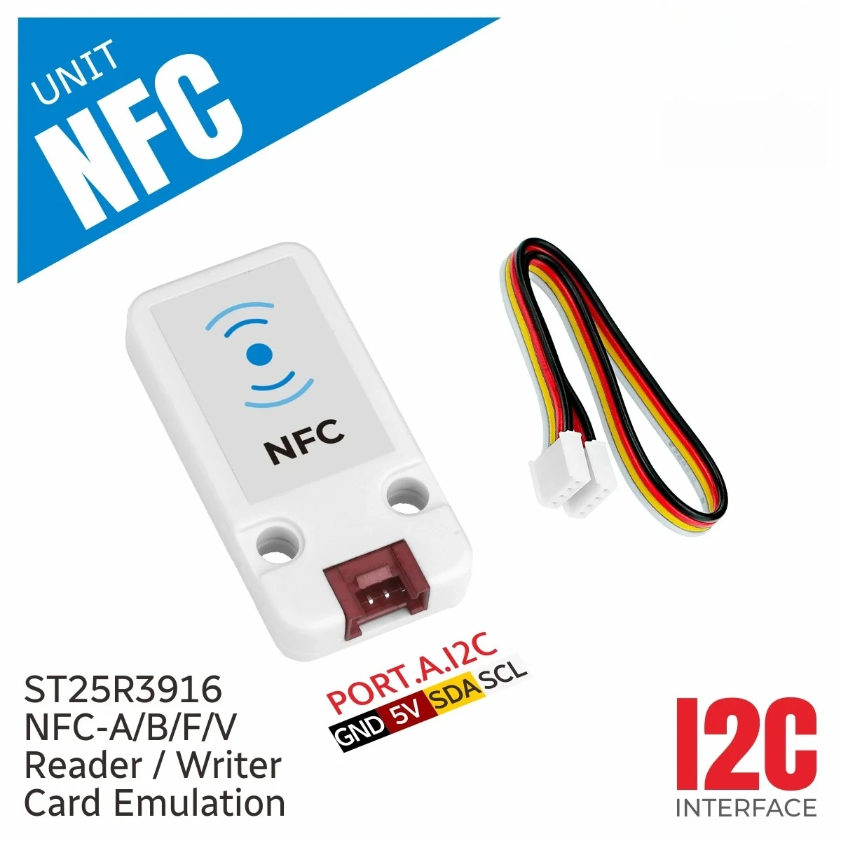 m5stack-unit-nfc-is-equipped-with-the-st25r3916-chip-and-serves-as-a-near-field-communication-reading-and-writing-unit