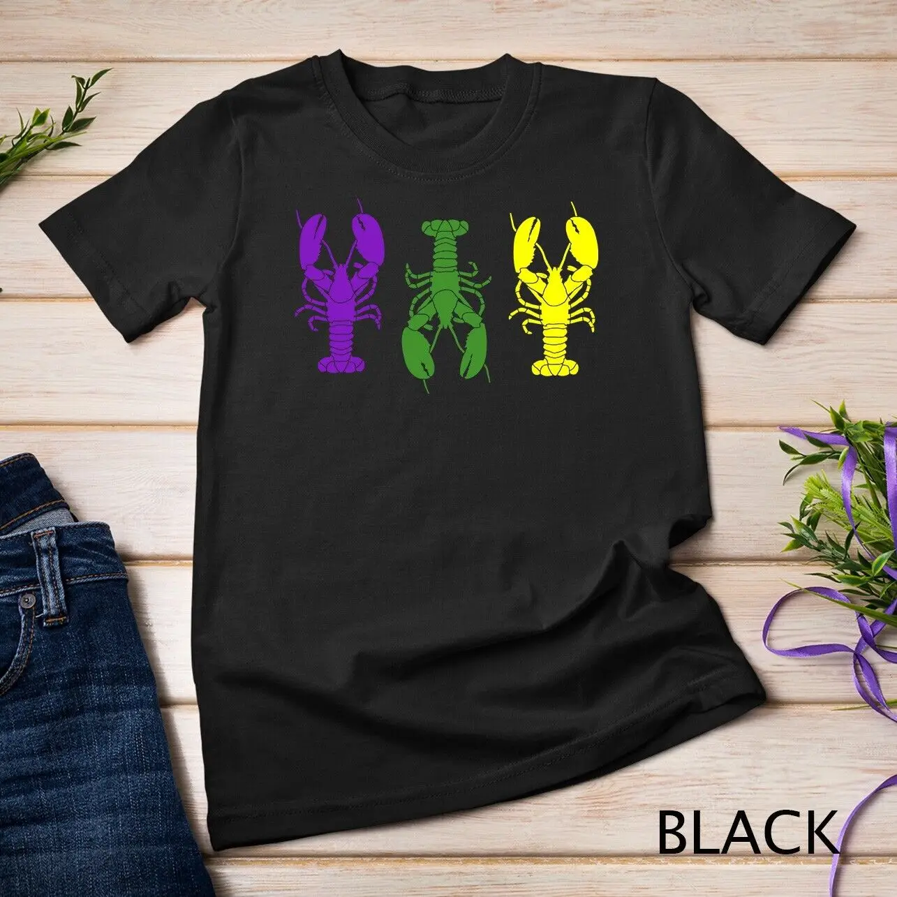 Mardi Gras Shirt, Craw fish t-shirt, Mardi Gras Outfit Unisex T-shirt