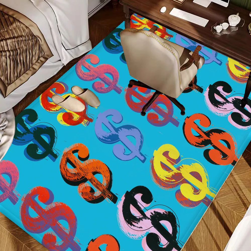 

Dollar Luxury Floor Mat Anti-slip Absorb Water Long Strip Cushion Bedroon Mat Alfombra