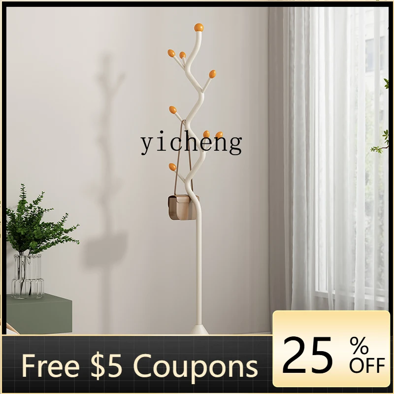 

YFY hanger floor home bedroom light luxury coat rack room vertical hanging clothes rack home decor