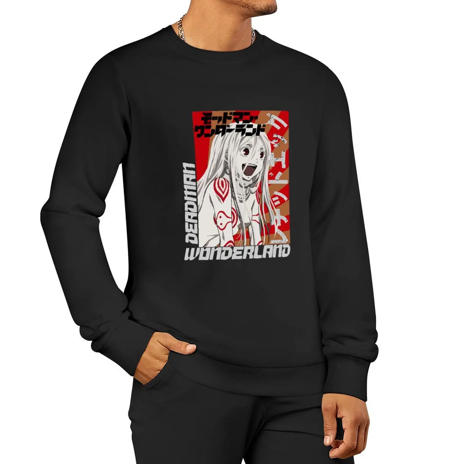 Beautiful Model Shiro Deadman Wonderland anime Pullover Hoodie men wear mens designer clothes sweatshirt male