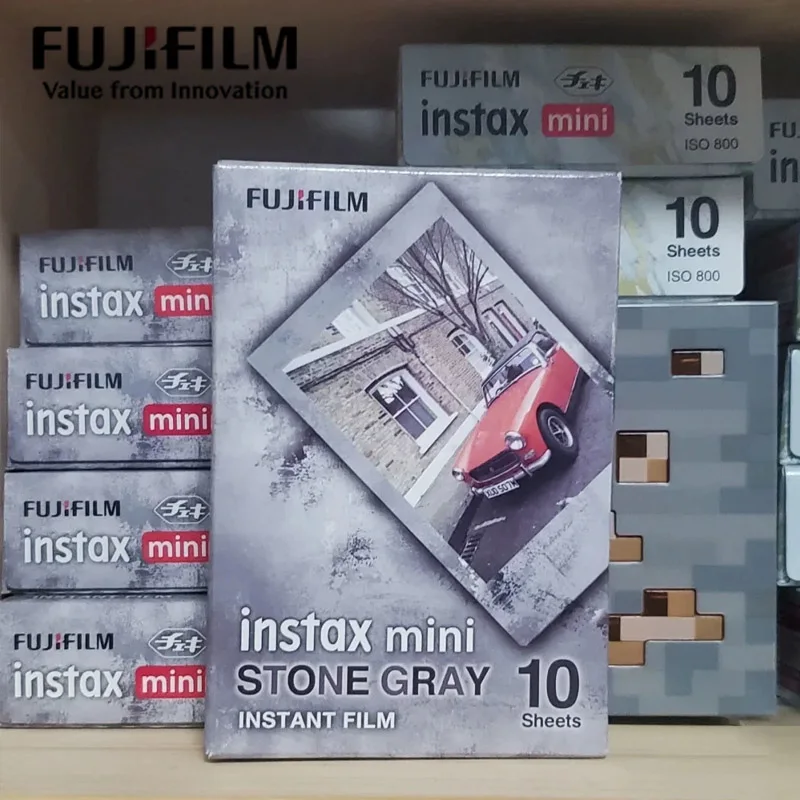 

Instax Mini 12 Film 10-30 Sheets Fujifilm Instax Mini Stone Gray Design Film Mini 11 8 9 7s 25 26 70 90 Instant Camera SP-1 SP-2