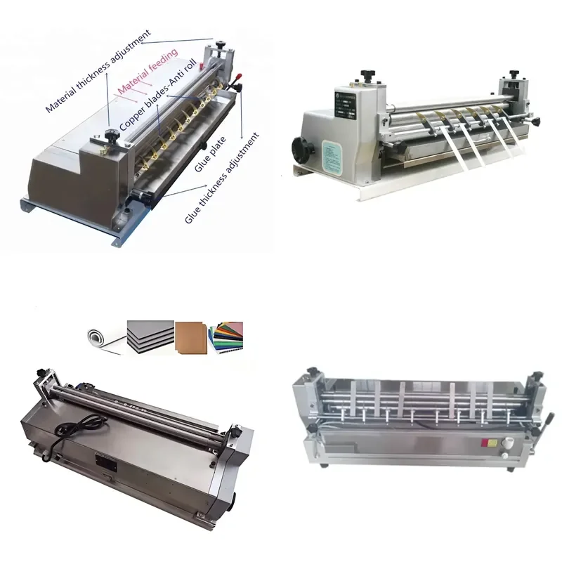 for Double100 Professional PVC Cardboard Hot Melt Paper Sticking and Gluing Machine
