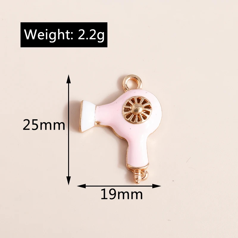 Leslie 10 Stück Mädchen süße Nagellack Lippen rote Lippenstifte Charms für Frauen Ohrringe Armband Halskette Schlüsselanhänger Schmuck Makiing DIY – Detail 19