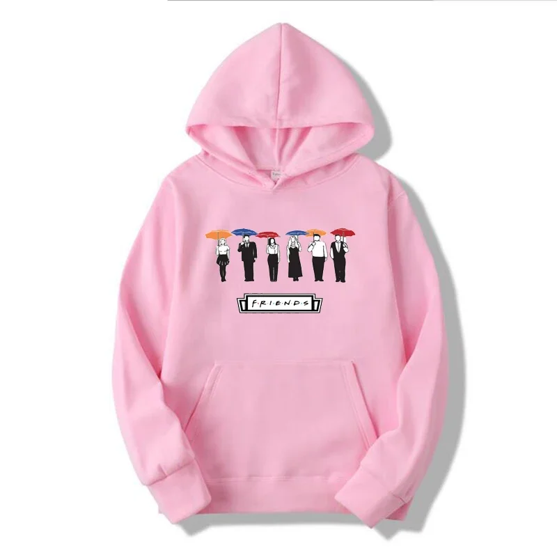 Friends Printed Hoodies Women Harajuku Style Hooded Sweatshirt Spring Autumn Long Sleeve Pullover Clothing Unisex Sweater