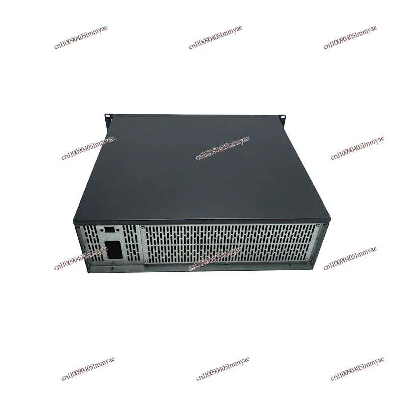 Undertake 3U Industrial Control Chassis Short Mini Chassis Processing Mold-free Laser Cutting Thick Plate Industrial Black