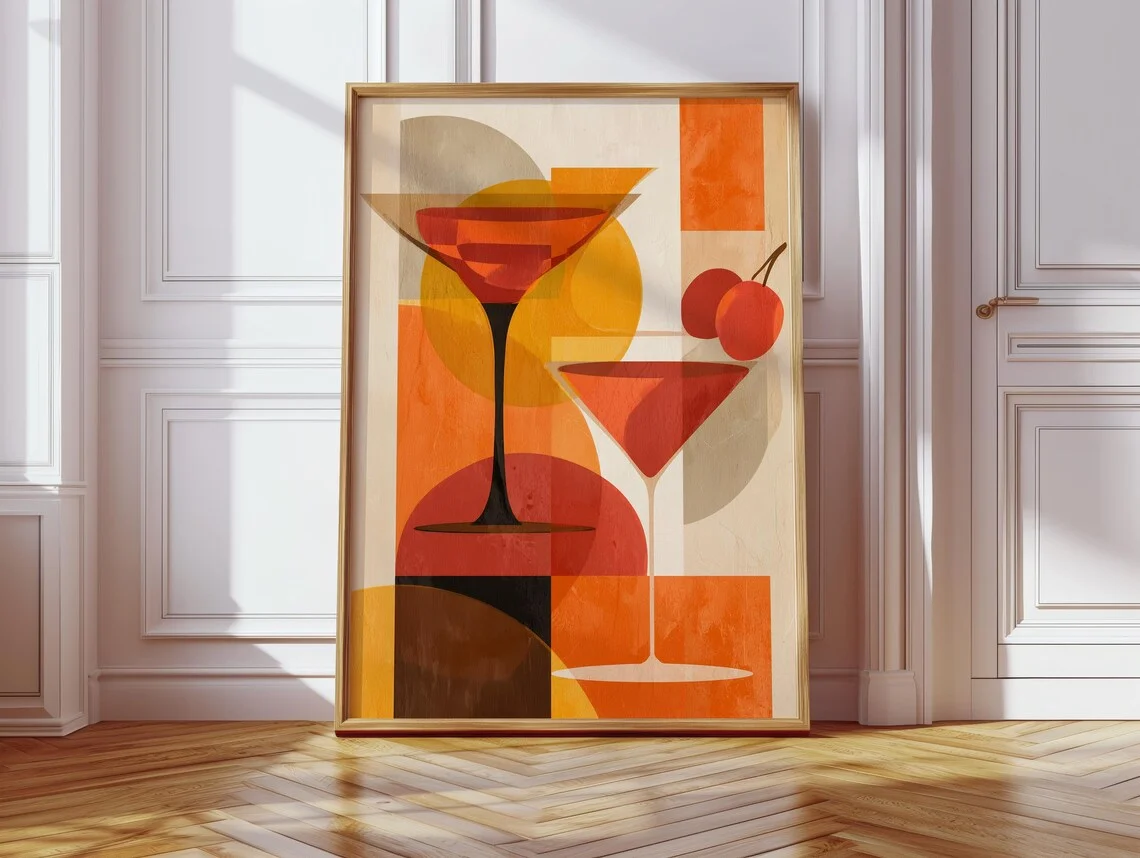 Orange Retro Cockta…