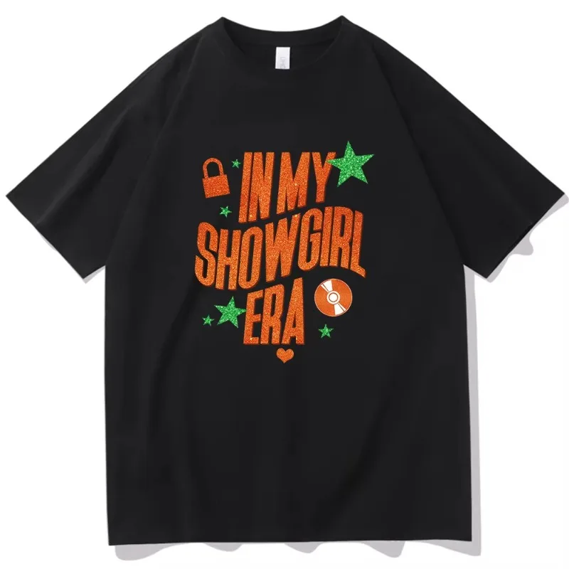 

The Life of A Showgirl Print T-shirts Men's Women Clothing Casual Oversized Short Sleeve TShirt High Quality Cotton T-shirt Tops