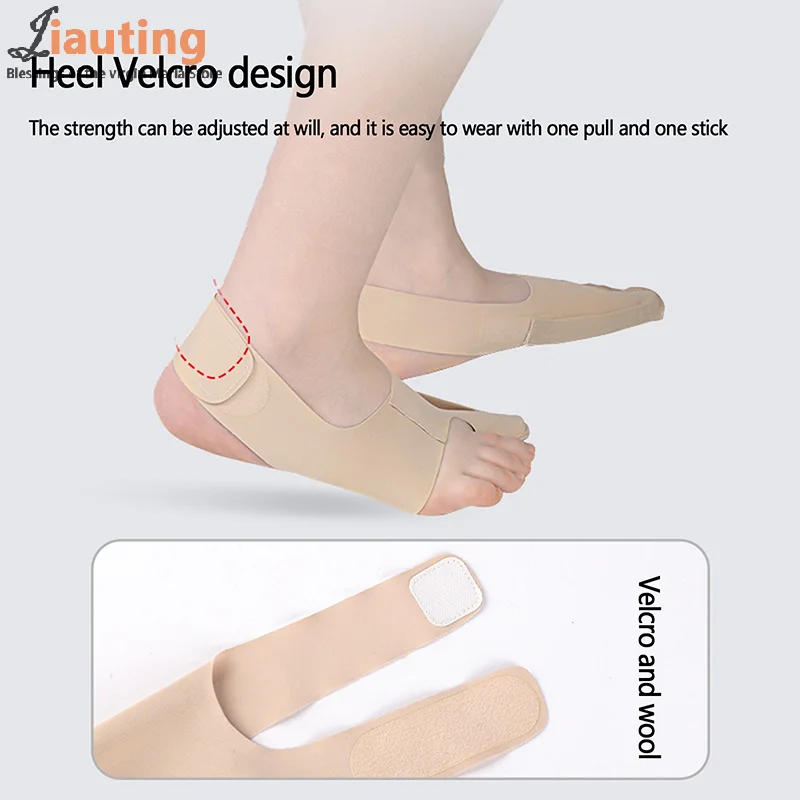 1Pc Big Teen Bunion Corrector Verstelbare Orthopedische Sokken Tenen Separator Pijnverlichting Hallux Valgus Voeten Beschermer Voetverzorging Tools