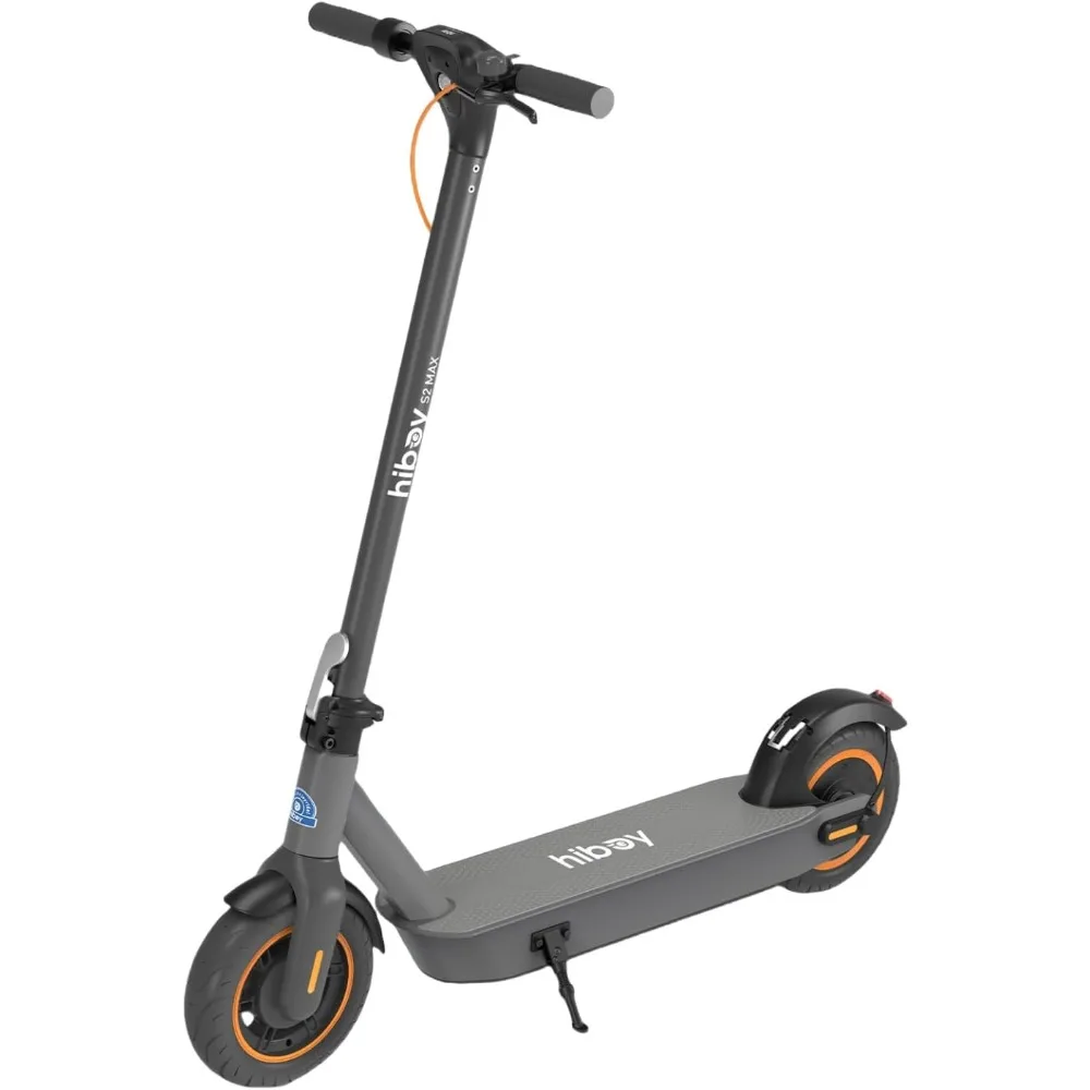 

S2 MAX Electric Scooter, 40.4 Mi Long Range & 19 MPH, 650W MAX Motor Power, 10'' Pneumatic Tires, Split Hub Set