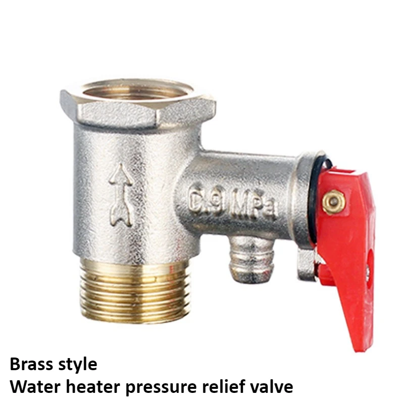 

Brass 4-point DN15 Durable Adjustable Pressure Relief Valve Safety Valve, Used To Protect Closed Water Systems From Overpressure