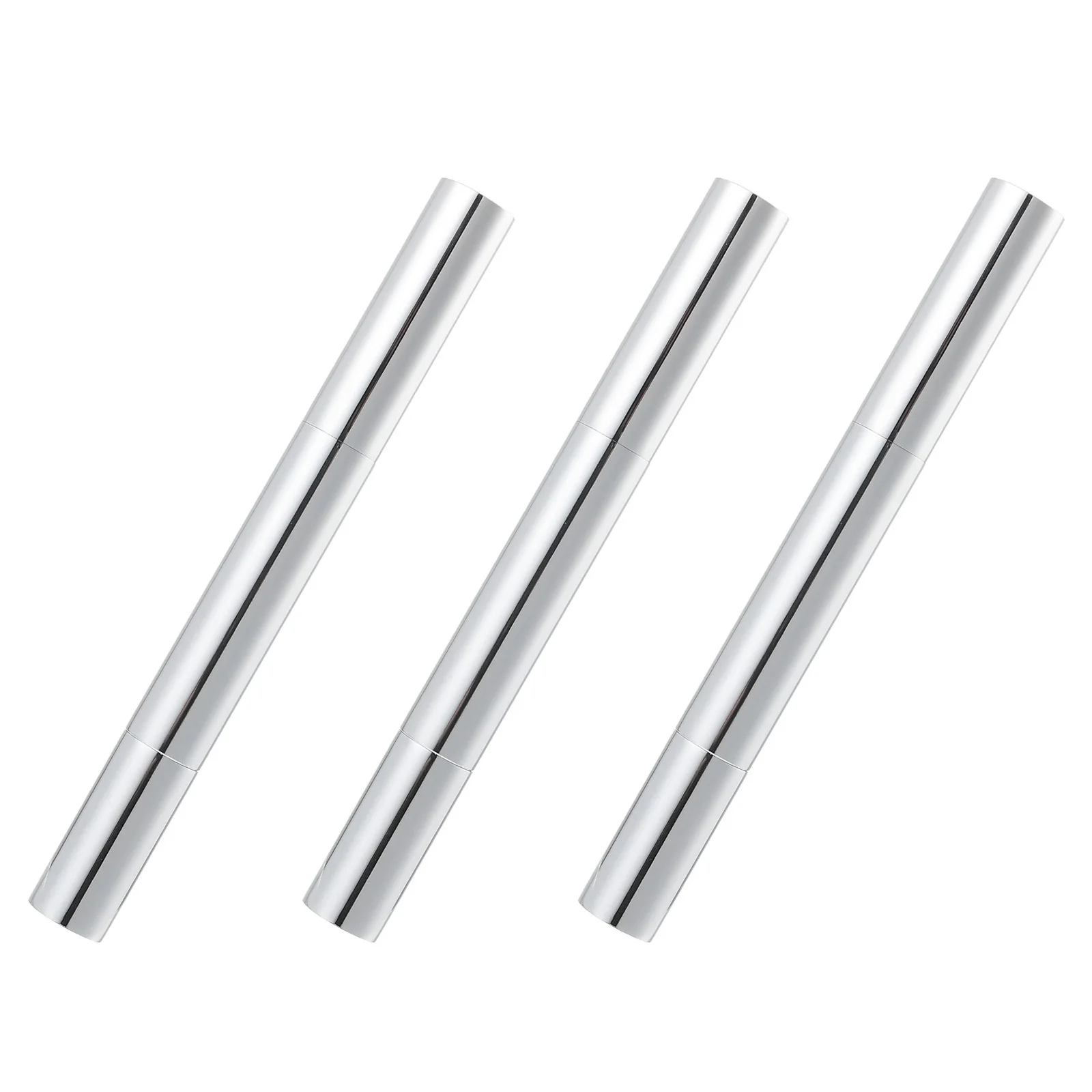 

3 шт., пустые ручки для лака для ногтей, пластиковая металлическая скручивающая маникюрная ручка, аппликатор для блеска для губ, портативный инструмент для макияжа, питание для ногтей