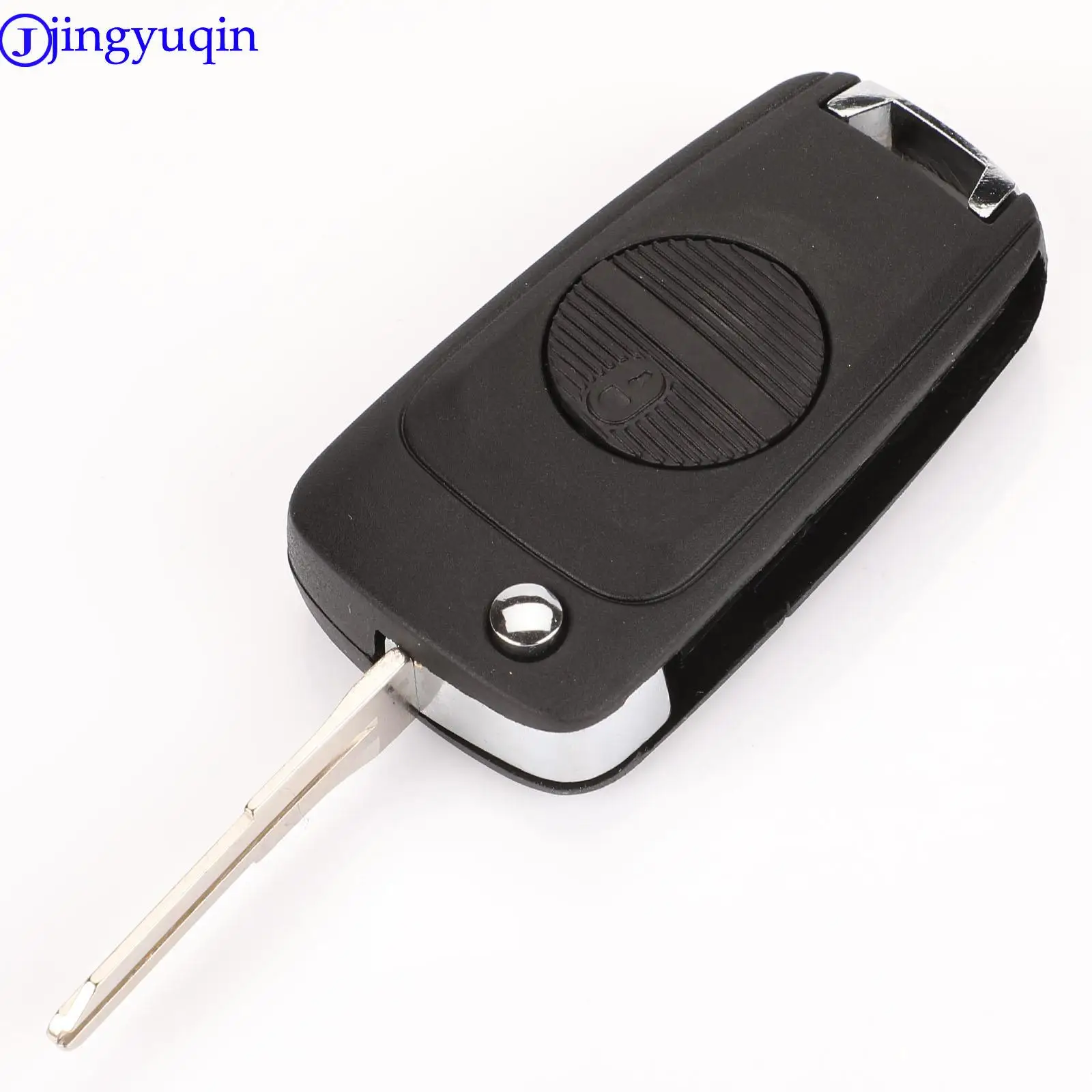 jingyuqin 2 Button Remote Modified Flip Car Key Shell Fob For Nissan Micra Almera Primera X-Trail With A33 Blade