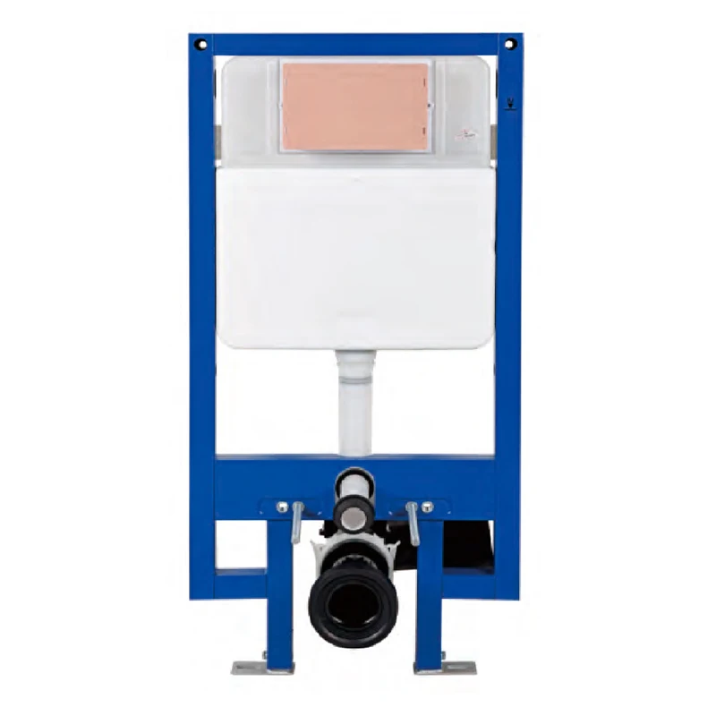 concealed Water tank Wall Mounted Ceramic Toilet Metal Frame Double Flush Board Wall Mounted HDPE Plastic Concealed Water tank