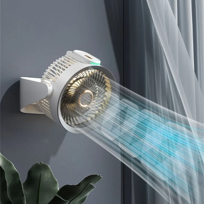 M2EE Leichter Kühlventilator, Tischventilator, Ventilator, elektrischer Ventilator, Kunststoff-Desktop-Ventilator, für