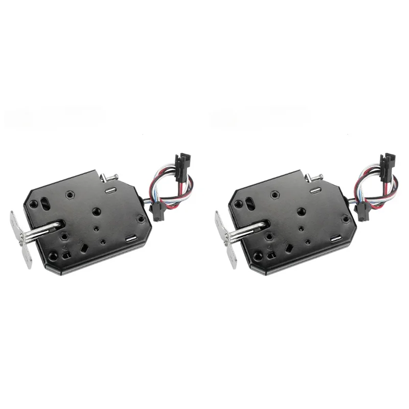 

SCLS 2X Small 12V 1.5A Electronic Lock Latch Release Assembly Electromagnetic Control Metal Safety Magnetic Lock